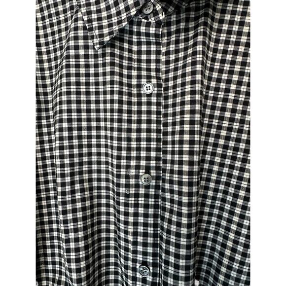 Talbots Women Plaid Collared Wrinkle Resistant Button Up Blouse‎ Shirt Size 18W - Picture 6 of 13